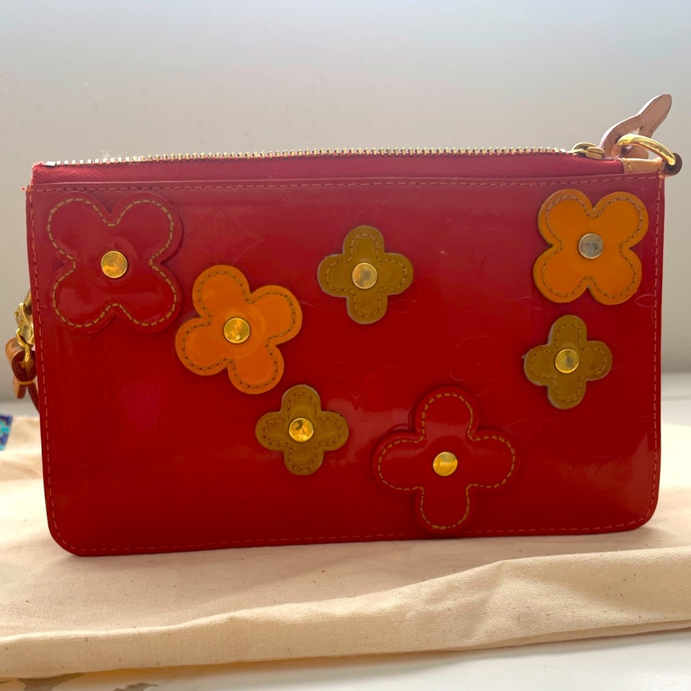 Louis Vuitton Fleurs Vernis Pochette Bag - Rare